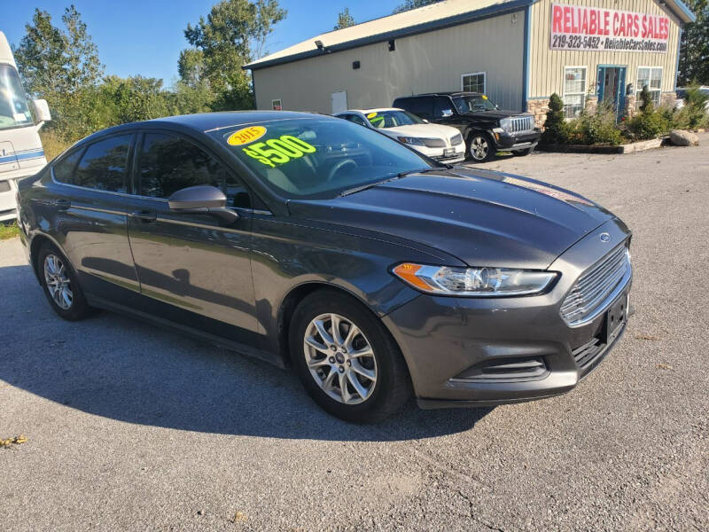 2015 Ford Fusion for sale at Reliable Cars Sales Inc. in Michigan City IN