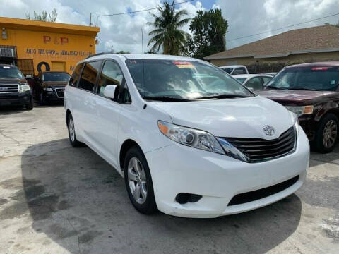 2014 Toyota Sienna for sale at America Auto Wholesale Inc in Miami FL