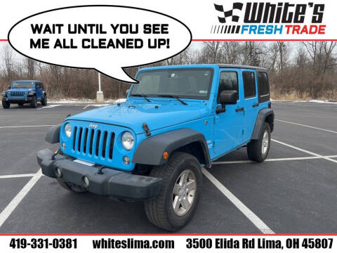 2017 Jeep Wrangler Unlimited for sale at White's Honda Toyota of Lima in Lima OH