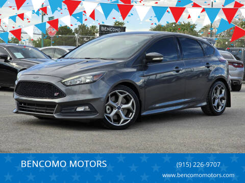 2016 Ford Focus for sale at BENCOMO MOTORS in El Paso TX