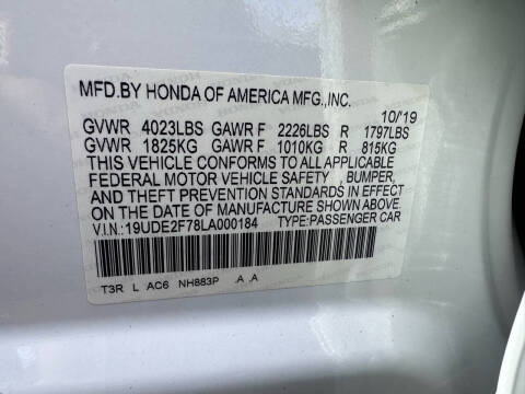 2020 Acura ILX w/Tech