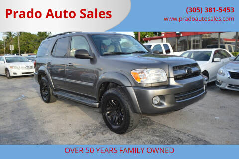 2007 Toyota Sequoia for sale at Prado Auto Sales in Miami FL