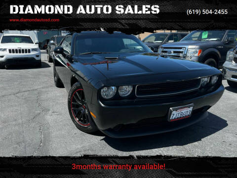 2013 Dodge Challenger for sale at DIAMOND AUTO SALES in El Cajon CA