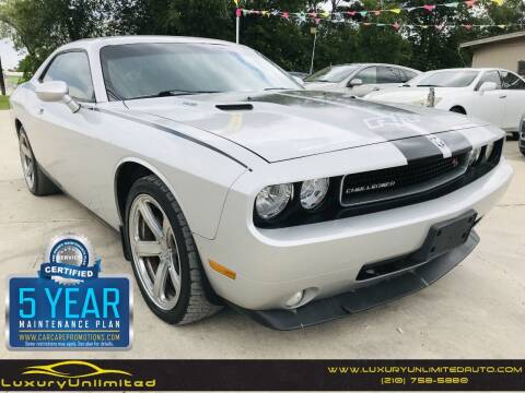 2010 Dodge Challenger for sale at LUXURY UNLIMITED AUTO SALES in San Antonio TX