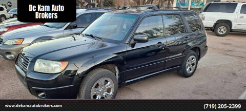 2007 Subaru Forester for sale at De Kam Auto Brokers in Colorado Springs CO
