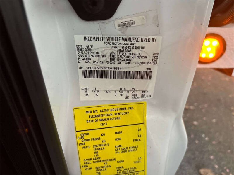 2012 Ford F-550 Super Duty