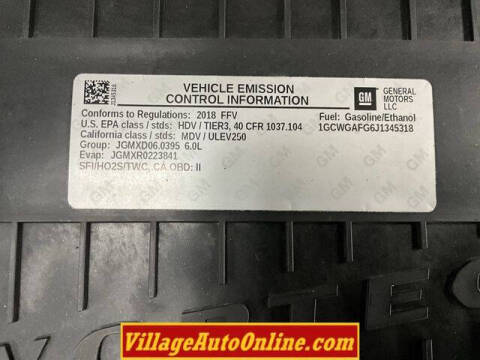 2018 Chevrolet Express 2500