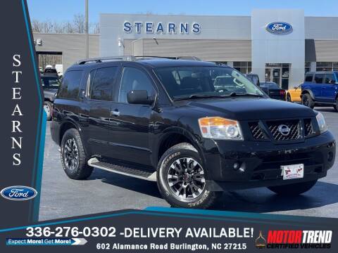 2014 Nissan Armada for sale at Stearns Ford in Burlington NC