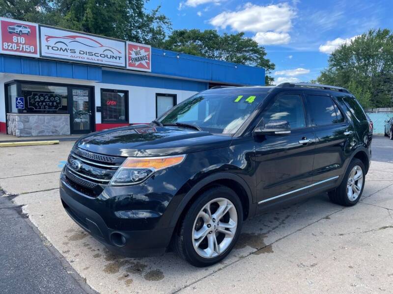 2014 Ford Explorer for sale at Tom's Discount Auto Sales in Flint MI