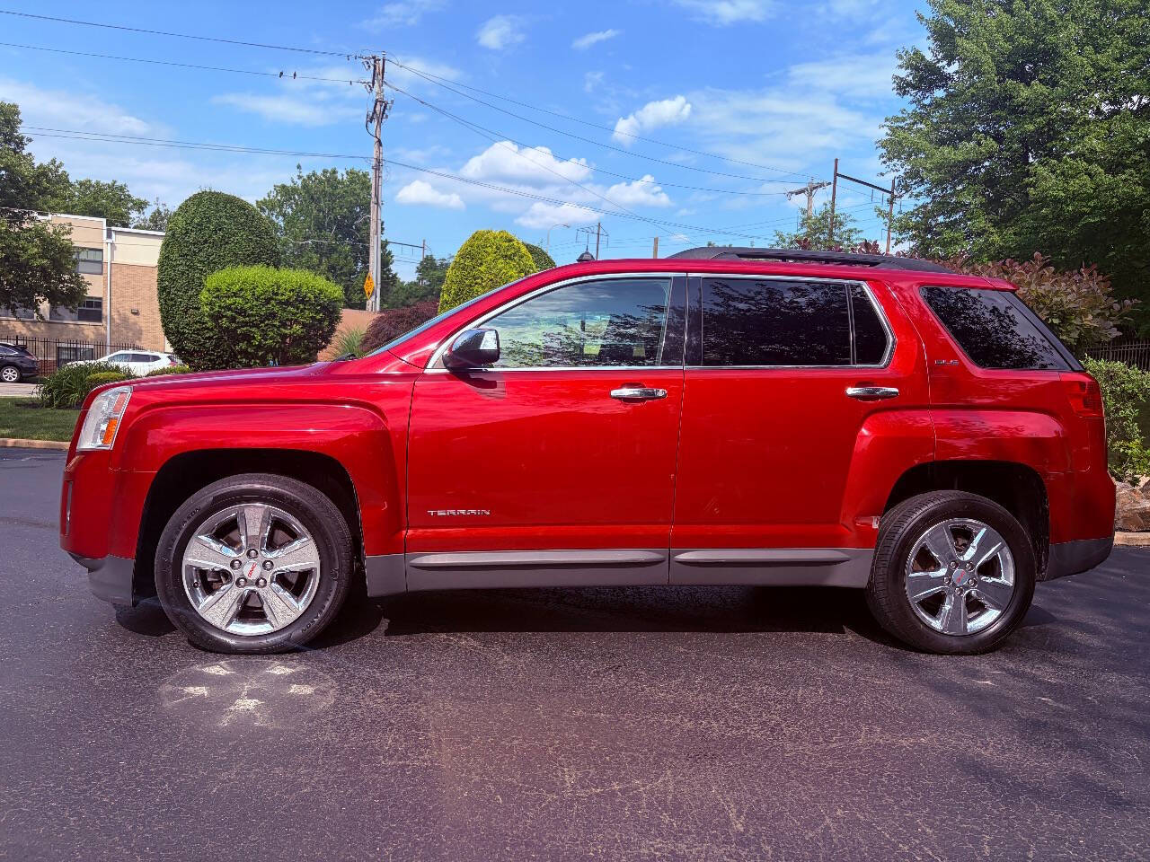 Red 2015 GMC Terrain SLE-2 AWD SLE-2 4dr SUV 2