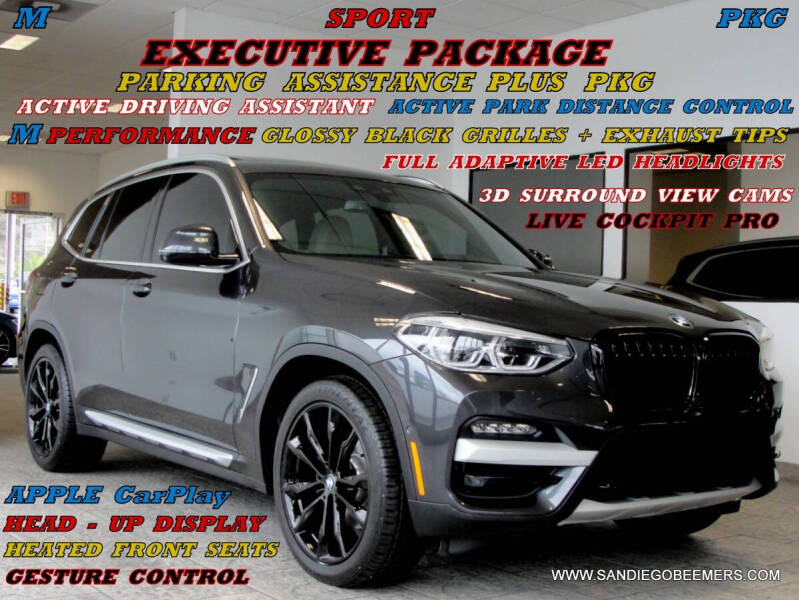 2021 BMW X3 for sale at SAN DIEGO BEEMERS in San Diego CA