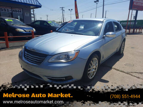 2012 Chrysler 200 for sale at Melrose Auto Market. in Melrose Park IL