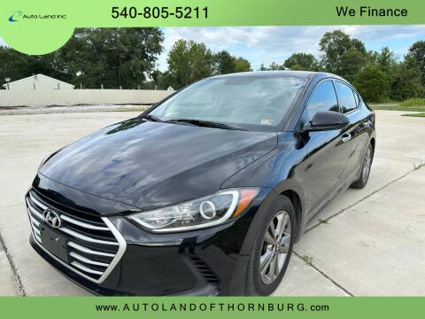 2018 Hyundai Elantra for sale at Auto Land of Thornburg in Spotsylvania VA