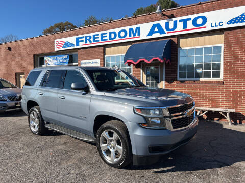 2015 Chevrolet Tahoe for sale at FREEDOM AUTO LLC in Wilkesboro NC