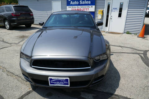 2014 Ford Mustang for sale at SCHERERVILLE AUTO SALES in Schererville IN