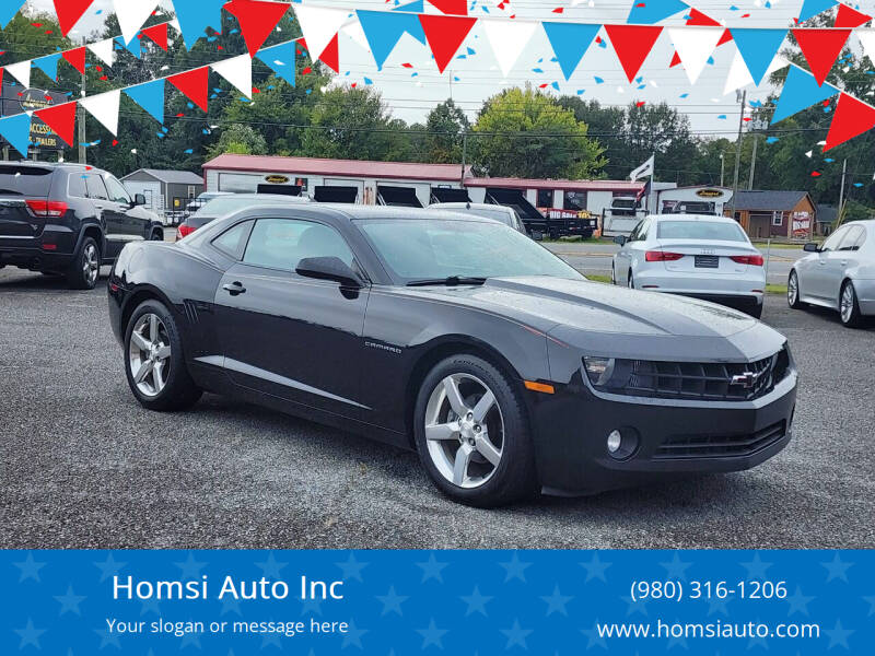 2012 Chevrolet Camaro for sale at Homsi Auto Inc in Kannapolis NC