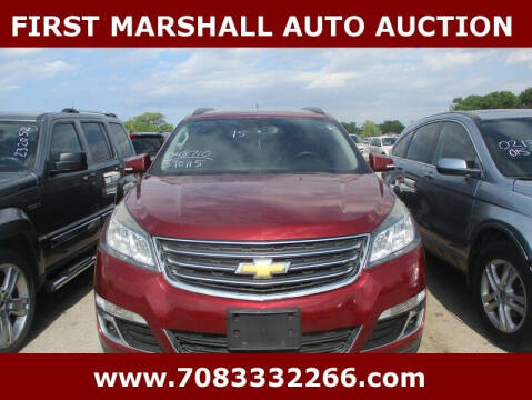 2015 Chevrolet Traverse for sale at First Marshall Auto Auction in Harvey IL