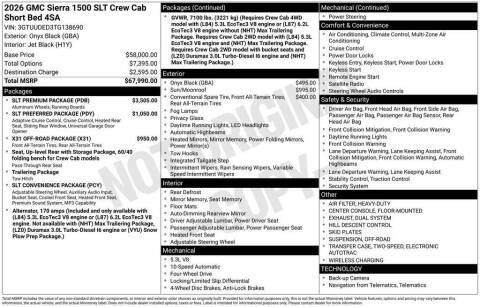 2026 GMC Sierra 1500