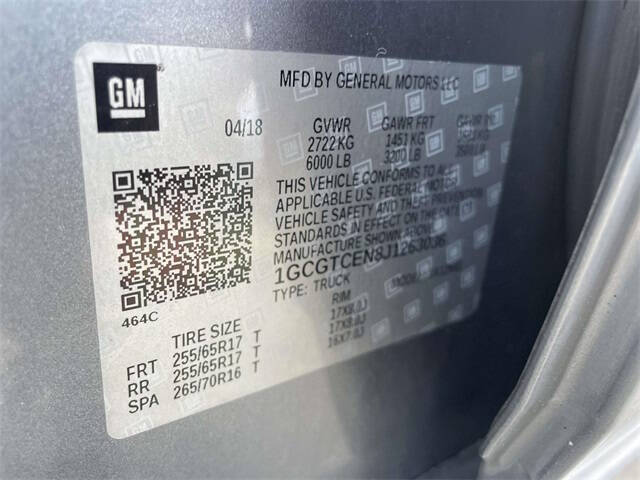 2018 Chevrolet Colorado