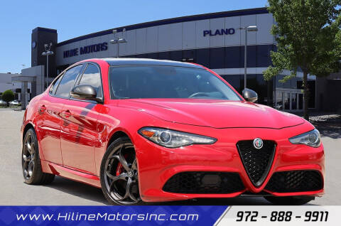 2019 Alfa Romeo Giulia for sale at HILINE MOTORS in Plano TX