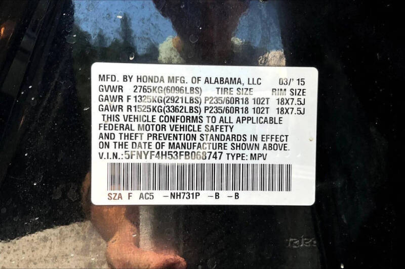 2015 Honda Pilot EX-L