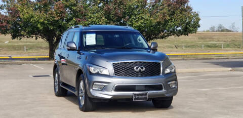 2016 Infiniti QX80 for sale at America's Auto Financial in Houston TX