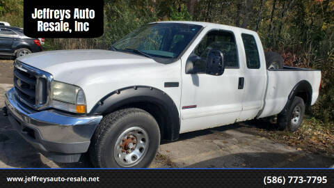 2003 Ford F-250 Super Duty for sale at Jeffreys Auto Resale, Inc in Clinton Township MI