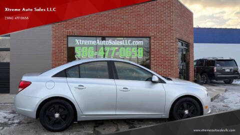 2013 Chevrolet Cruze for sale at Xtreme Auto Sales LLC in Chesterfield MI