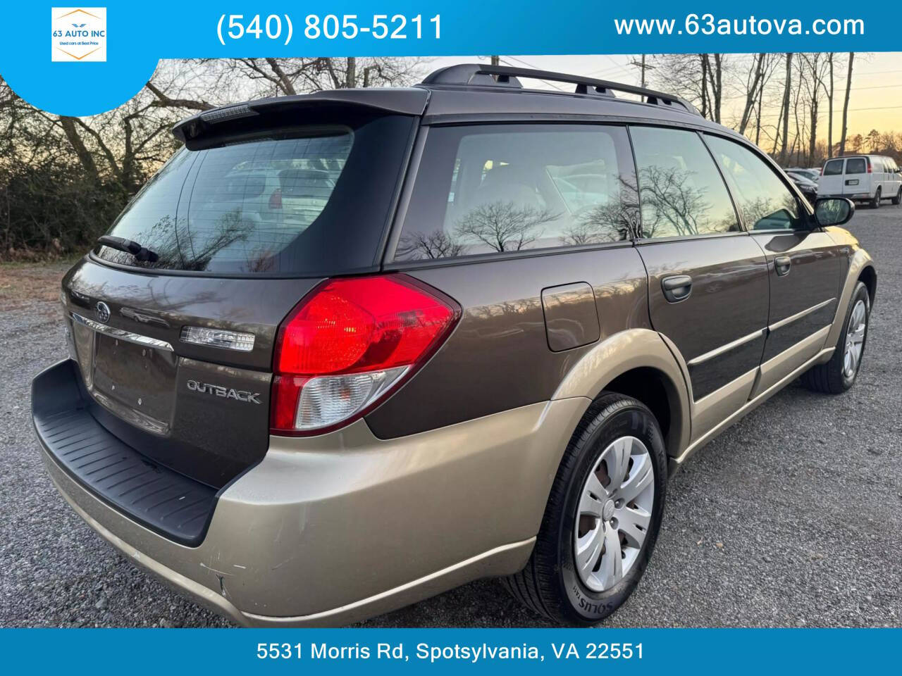 2008 Subaru Outback for sale at 63 Auto Inc in Spotsylvania, VA