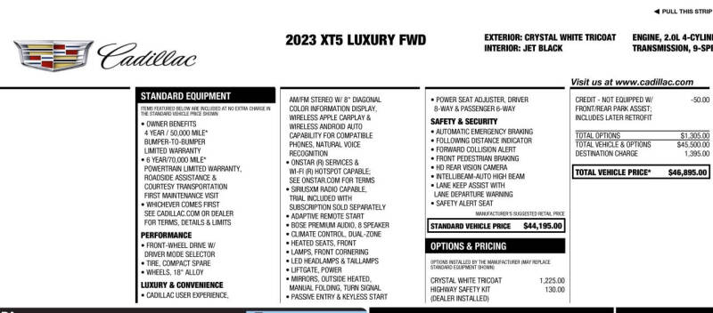 2023 Cadillac XT5 Luxury