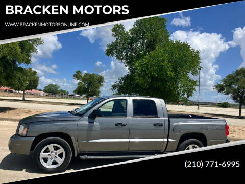 2007 Dodge Dakota for sale at BRACKEN MOTORS in San Antonio TX