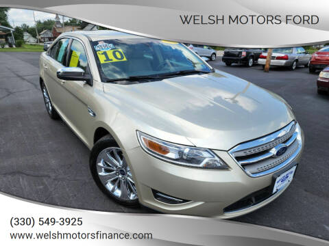 2010 Ford Taurus for sale at Welsh Motors Ford in New Springfield OH