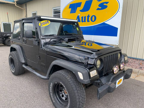 2006 Jeep Wrangler for sale at TJ's Auto in Wisconsin Rapids WI
