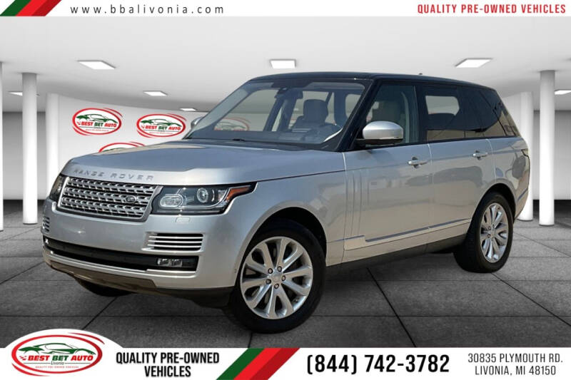 2016 Land Rover Range Rover for sale at Best Bet Auto in Livonia MI