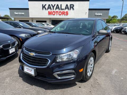 2016 Chevrolet Cruze Limited for sale at KAYALAR MOTORS in Houston TX