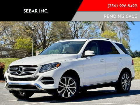 2016 Mercedes-Benz GLE for sale at Sebar Inc. in Greensboro NC
