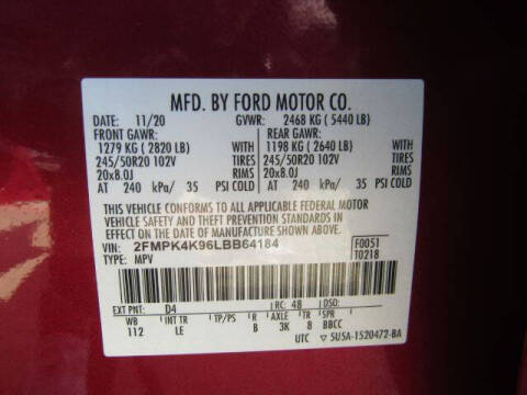 2020 Ford Edge Titanium