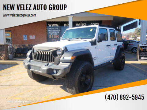 2018 Jeep Wrangler Unlimited for sale at NEW VELEZ AUTO GROUP in Gainesville GA