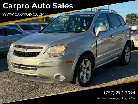 2013 Chevrolet Captiva Sport for sale at Carpro Auto Sales in Chesapeake VA