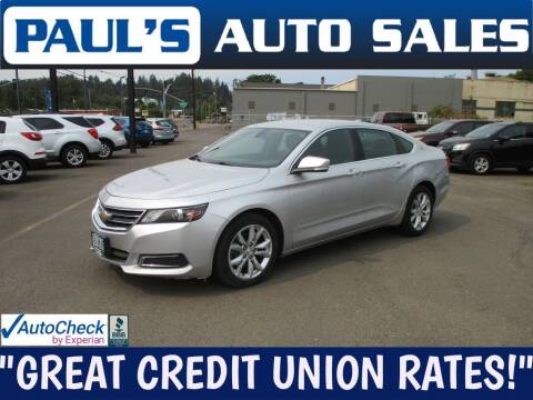 2016 Chevrolet Impala for sale at Paul's Auto Sales in Eugene OR