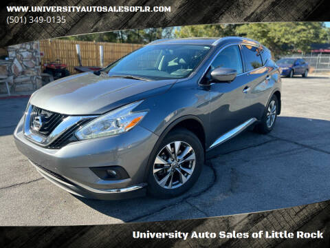 2016 Nissan Murano for sale at University Auto Sales of Little Rock in Little Rock AR