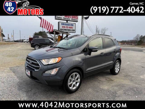 2019 Ford EcoSport for sale at 4042 Motorsports in Willow Spring NC