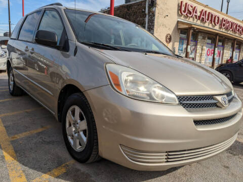2005 Toyota Sienna for sale at USA Auto Brokers in Houston TX