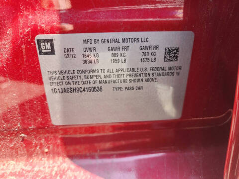 2012 Chevrolet Sonic LS