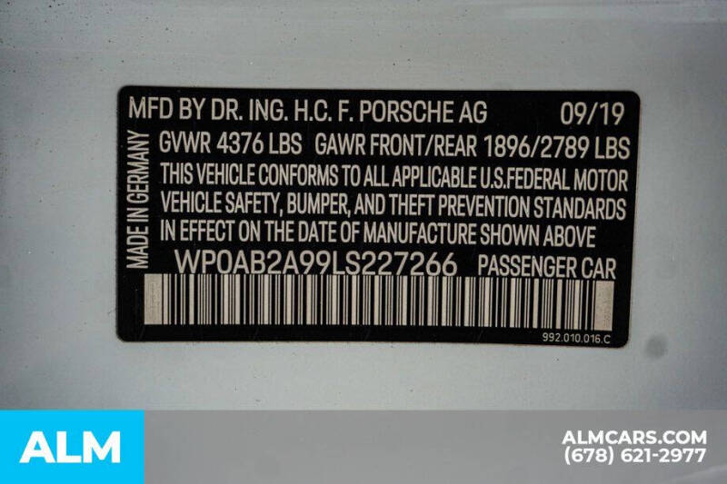 2020 Porsche 911 Carrera S