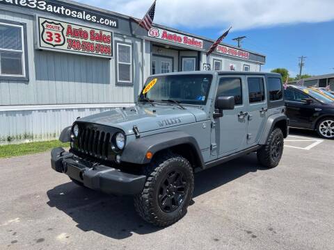 2015 Jeep Wrangler Unlimited for sale at Route 33 Auto Sales in Lancaster OH