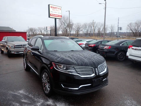 2016 Lincoln MKX for sale at Marty's Auto Sales in Savage MN