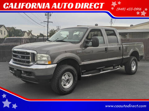 2002 Ford F-250 Super Duty for sale at CALIFORNIA AUTO DIRECT in Costa Mesa CA