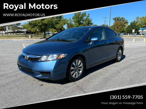 2009 Honda Civic for sale at Royal Motors in Hyattsville MD