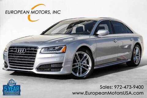 2017 Audi A8 L for sale at European Motors Inc in Plano TX